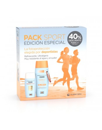 ISDIN PACK SPORT FUSION WATER SPF50+ 50 ML + FUSION GEL...