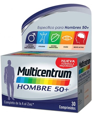 MULTICENTRUM HOMBRE 50+ 30 COMPRIMIDOS
